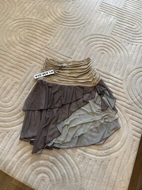Iamgia midi skit - brown stripe